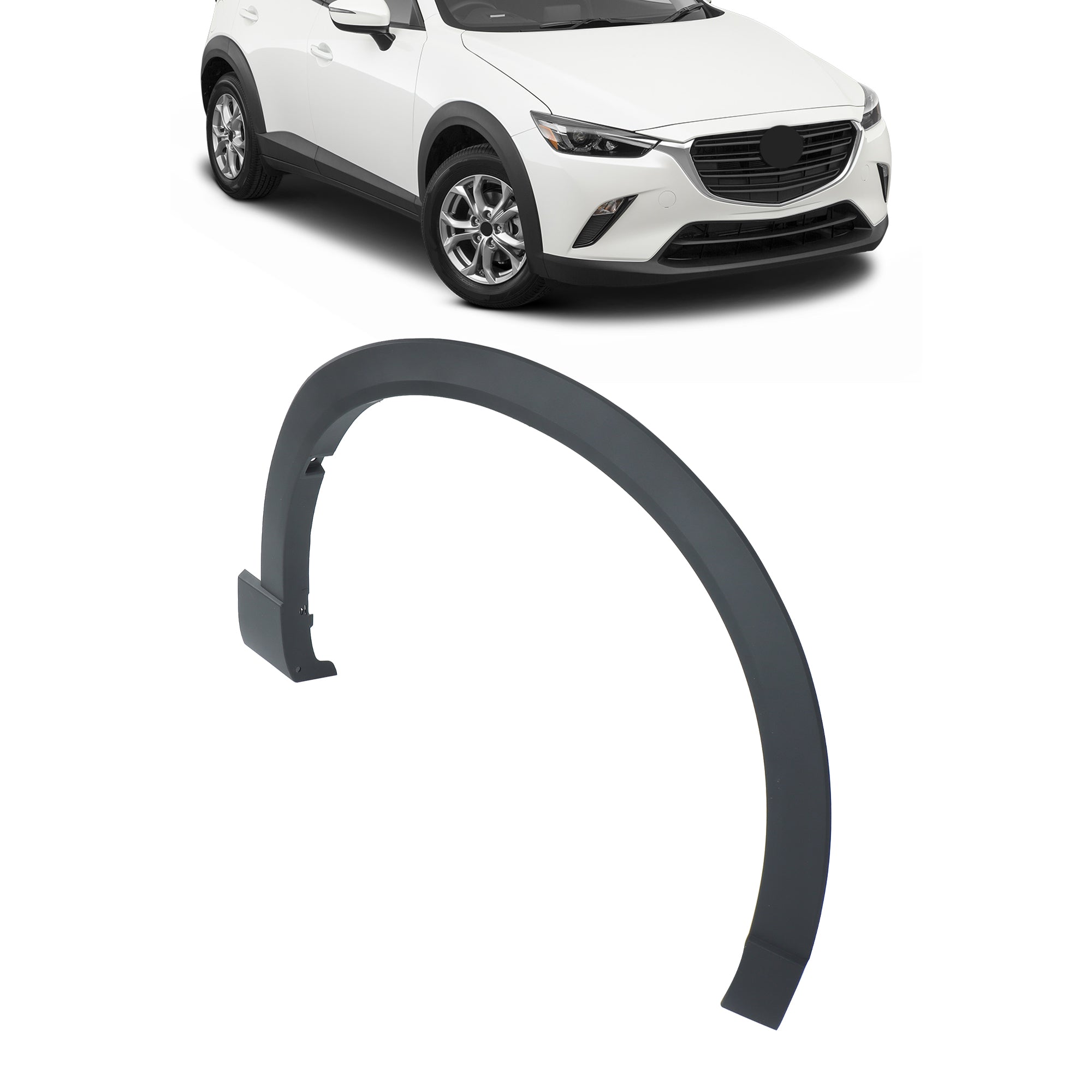 Labwork Front Wheel Fender Flares Passenger RH For 2016-2023 Mazda CX-9 CX9