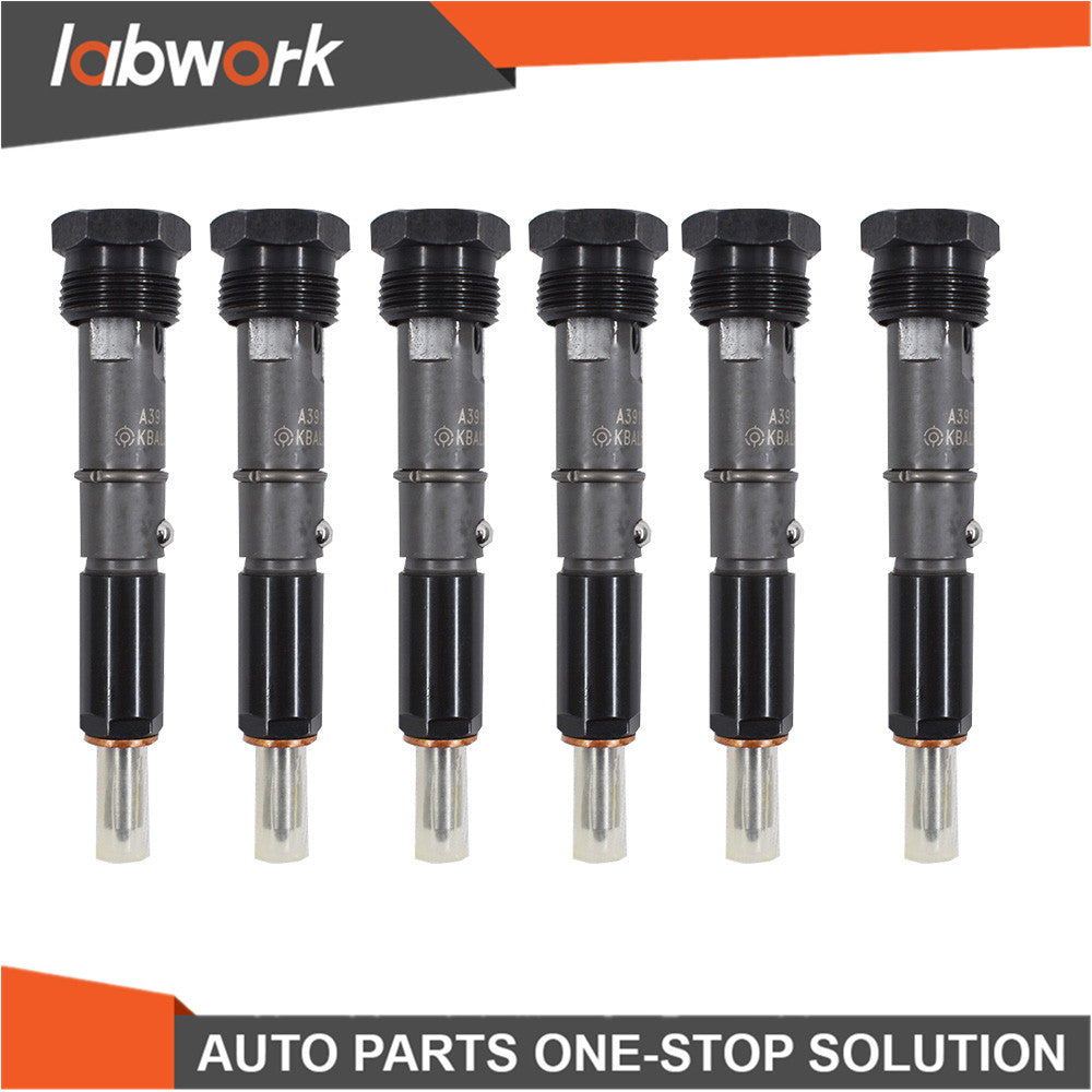 Labwork 50hp Fuel Injectors For 1989-1993 Dodge Cummins 5.9L 6BT Diesel Engine