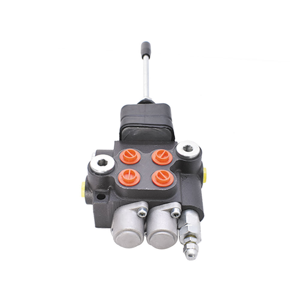 2 Spool 21GPM Hydraulic Directional Control Valve for Tractor Loader w/Joystick