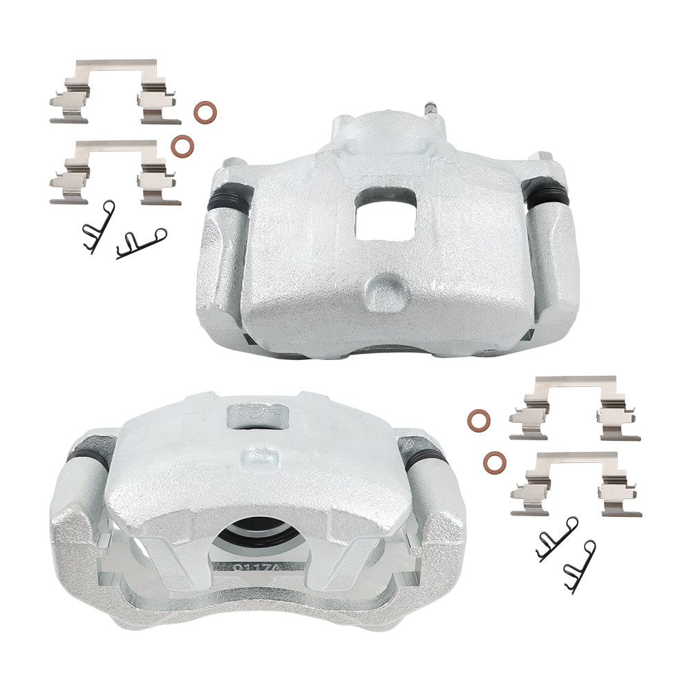 Labwork Brake Calipers w/ Bracket Front LH & RH For 2008-2017 Mitsubishi Lancer