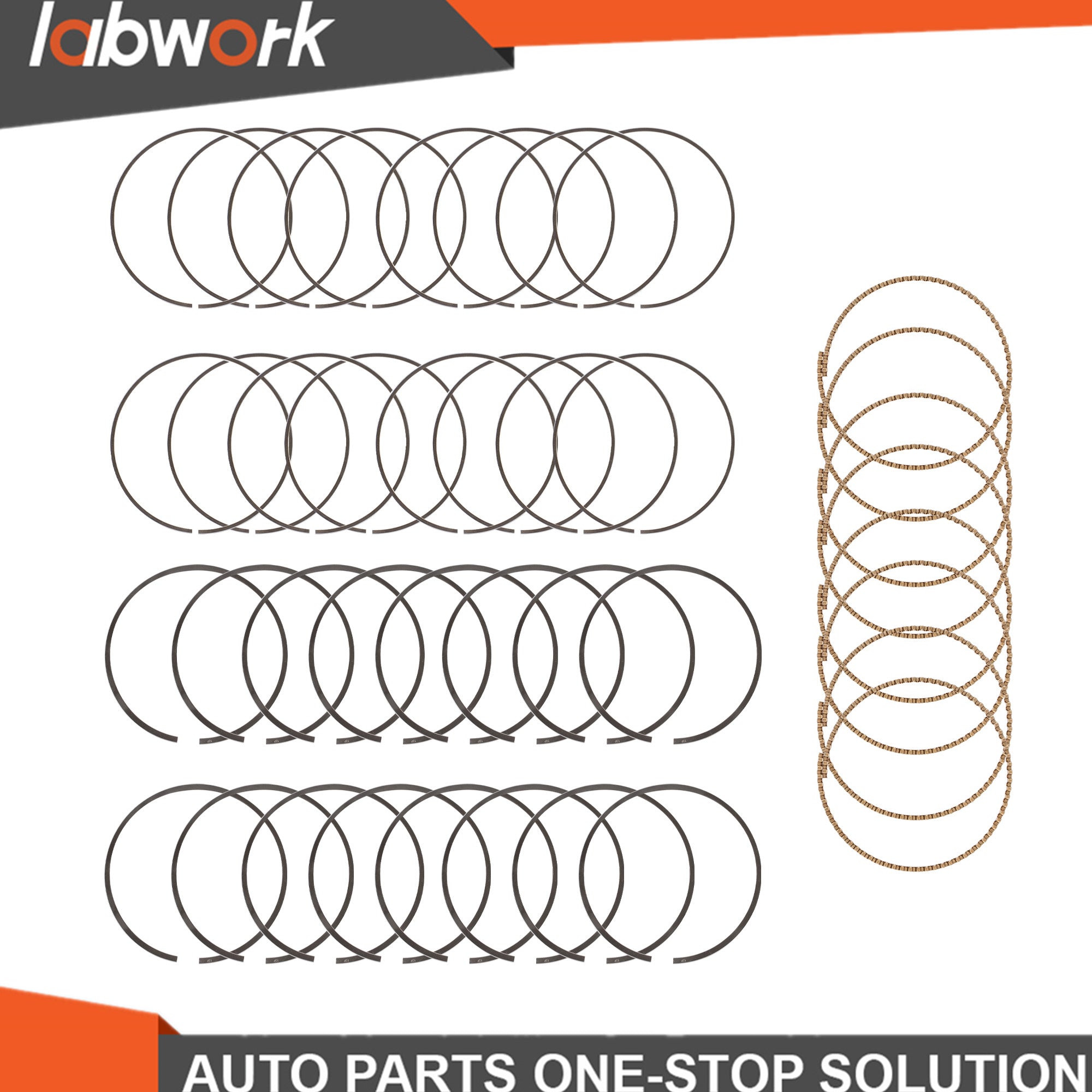 Labwork Standard Piston Ring Set for Chrysler Dodge Jeep 2003-2008 5.7L V8
