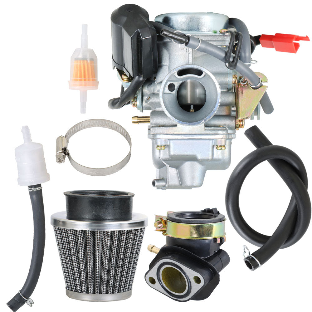 24mm Carburetor Air Filter For 150cc ATV Go Kart Scooter Kazuma Taotao SunL New