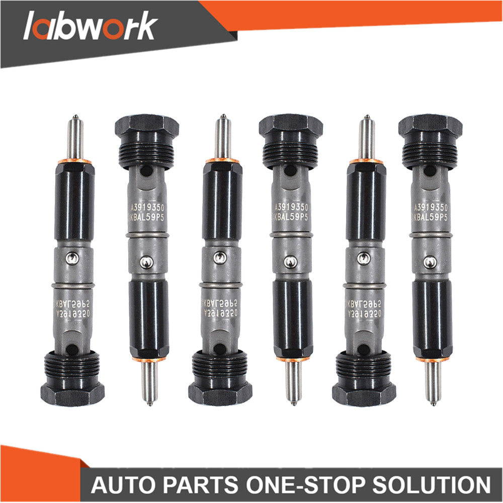 Labwork 50hp Fuel Injectors For 1989-1993 Dodge Cummins 5.9L 6BT Diesel Engine