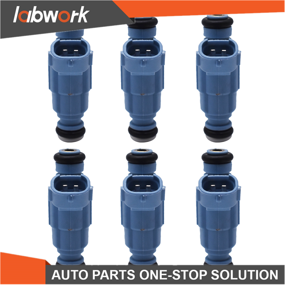 Labwork 6 Pcs Fuel Injectors For 2003-2004-2005 Kia Sorento 3.5L 35310-38010