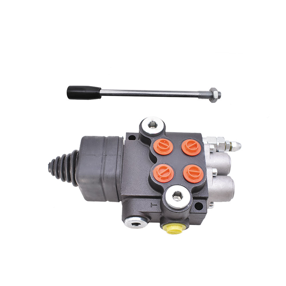 2 Spool 21GPM Hydraulic Directional Control Valve for Tractor Loader w/Joystick