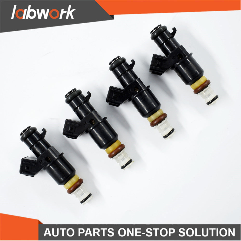 Labwork 4x Fuel Injector 16450-PPA-A01 For 2002-2004 Honda CRV CR-V 2.4L L4