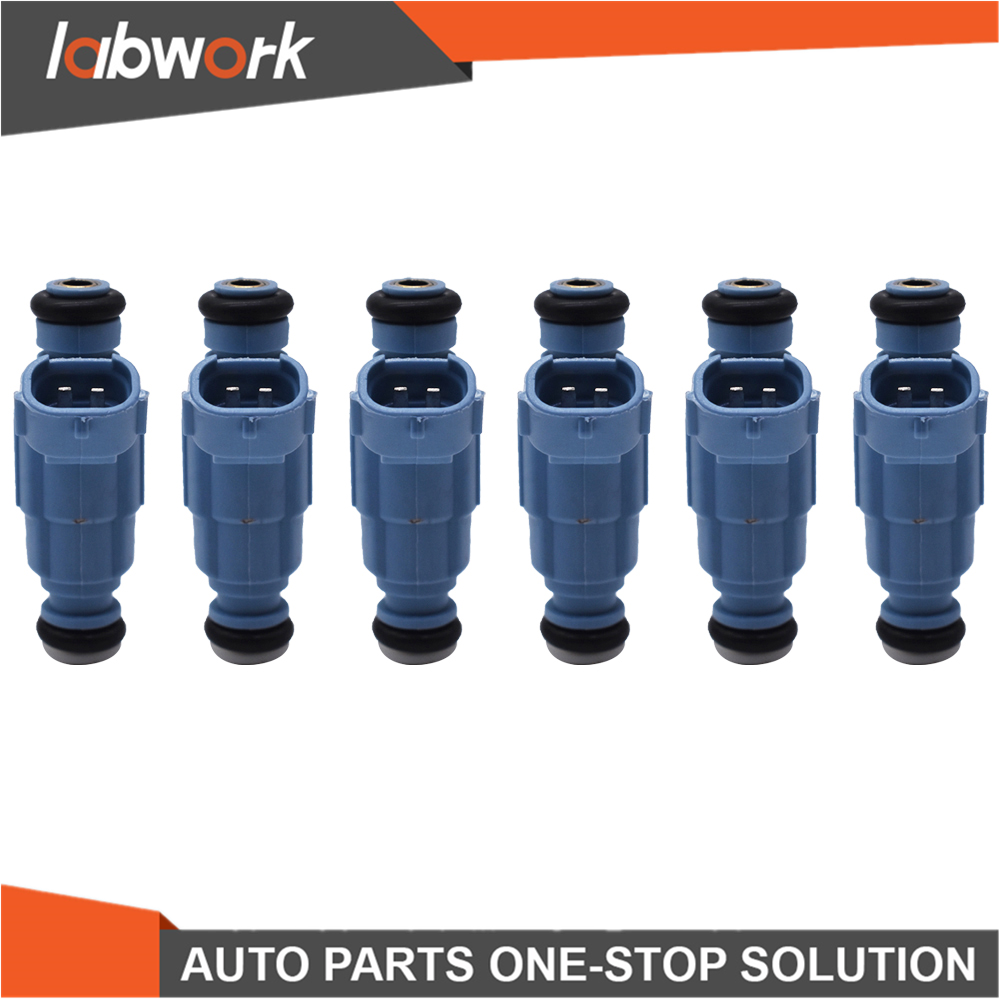 Labwork 6 Pcs Fuel Injectors For 2003-2004-2005 Kia Sorento 3.5L 35310-38010