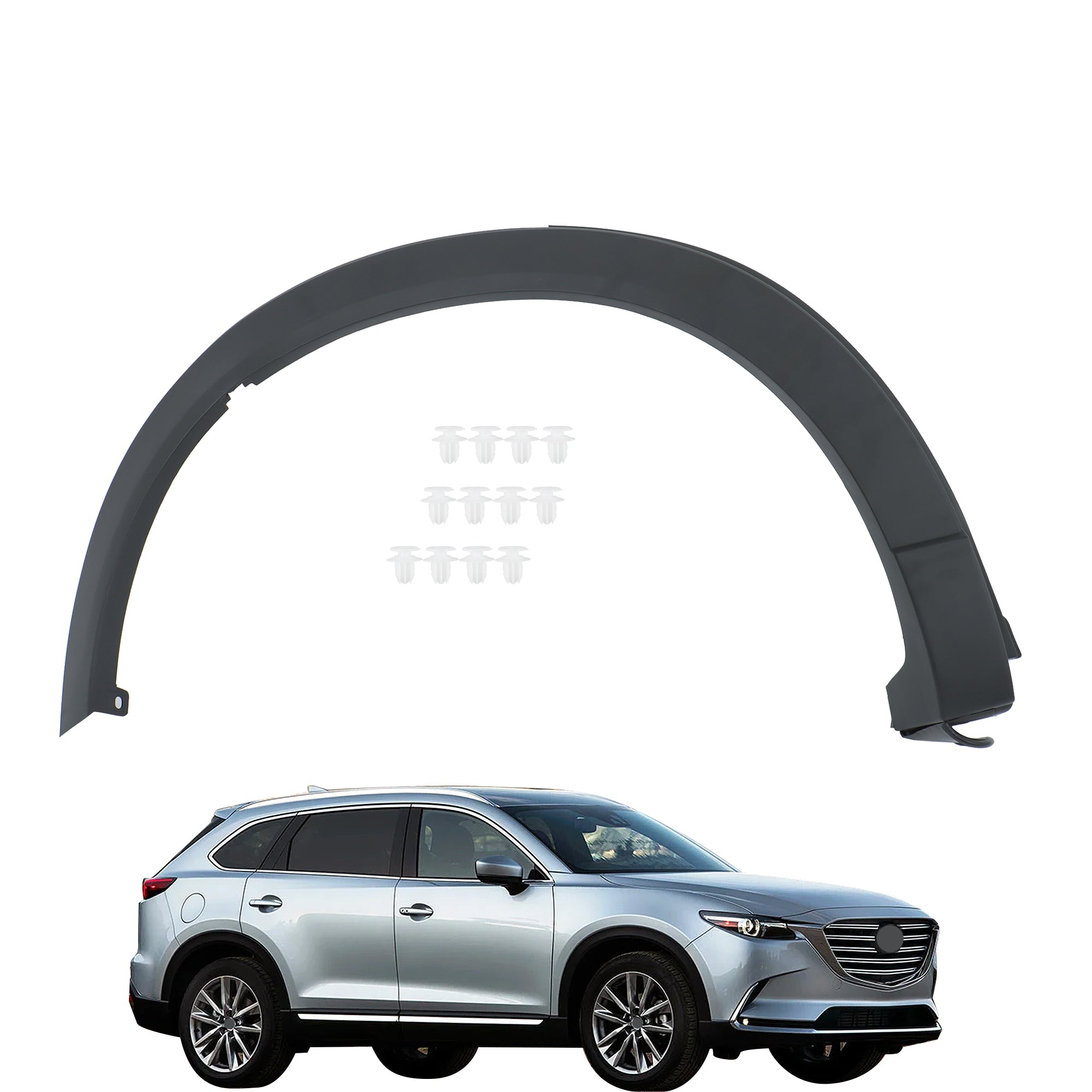 Labwork Rear RH Wheel Fender Opening Molding TK4851W50H For 2016-2023 Mazda CX-9