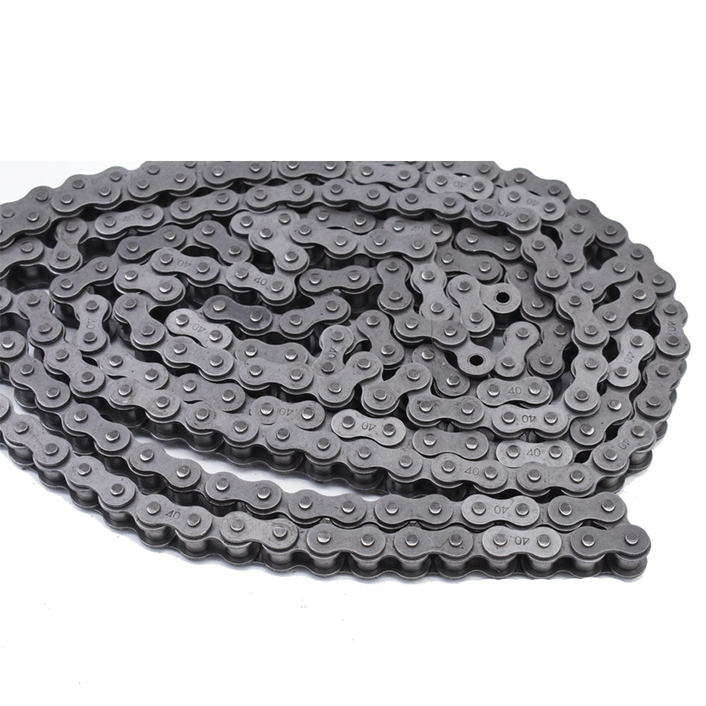 #40 08A 10 feet carbon steel roller Chain with two connections links