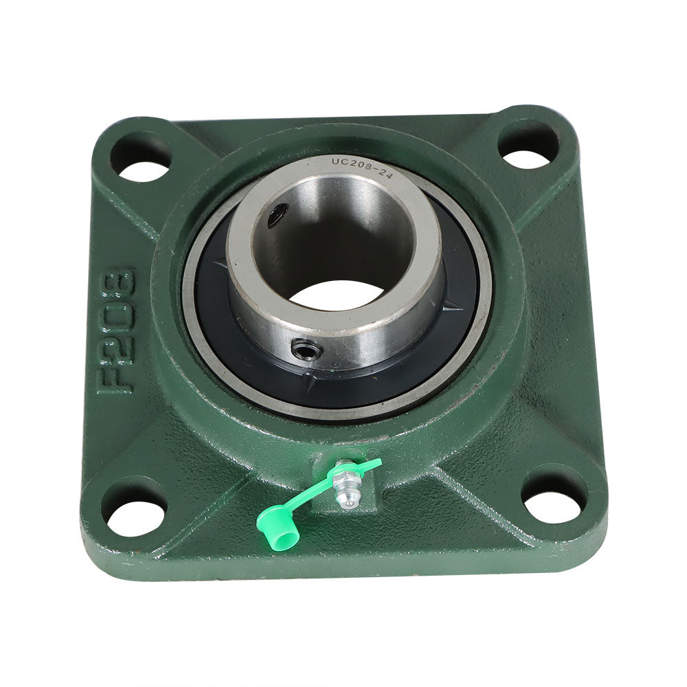 10 Pieces UCF205-16 Pillow Block Flange Bearing 1" Bore 4 Bolt Solid Base