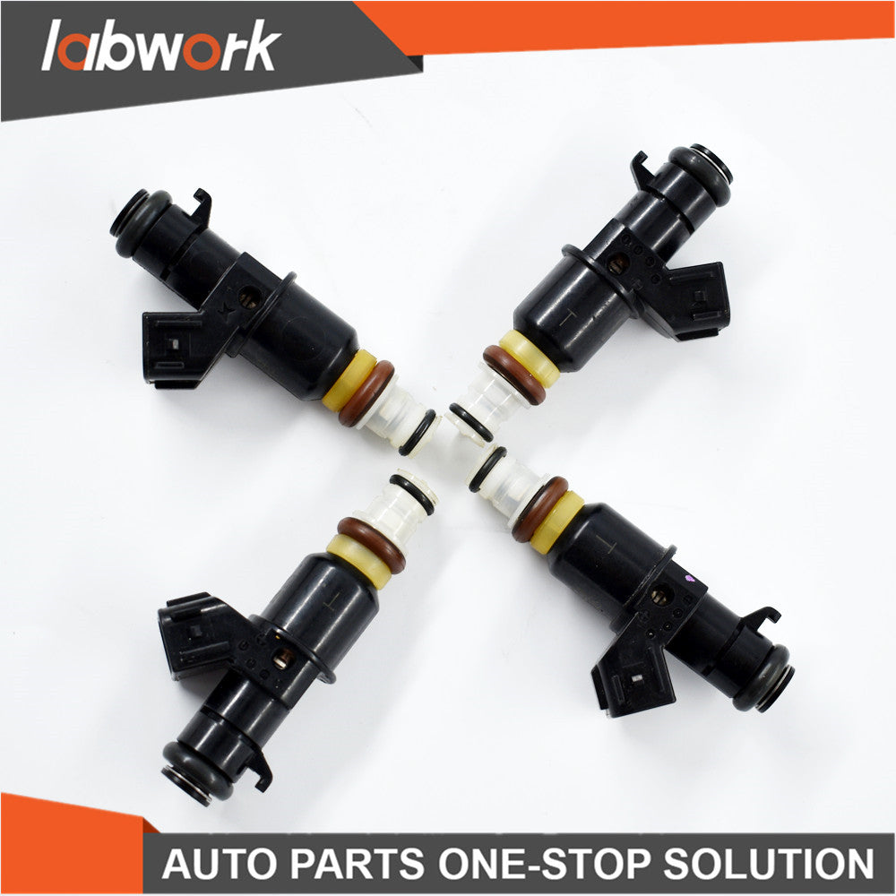 Labwork 4x Fuel Injector 16450-PPA-A01 For 2002-2004 Honda CRV CR-V 2.4L L4