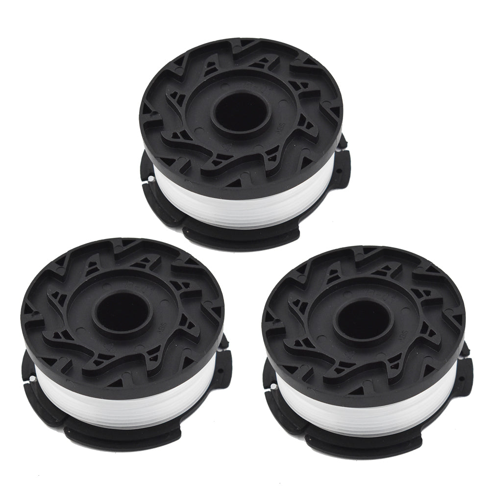 For BLACK+DECKER AF-100-3ZP 3 Pack GH600 30ft 0.065" Replacement Trimmer Spools
