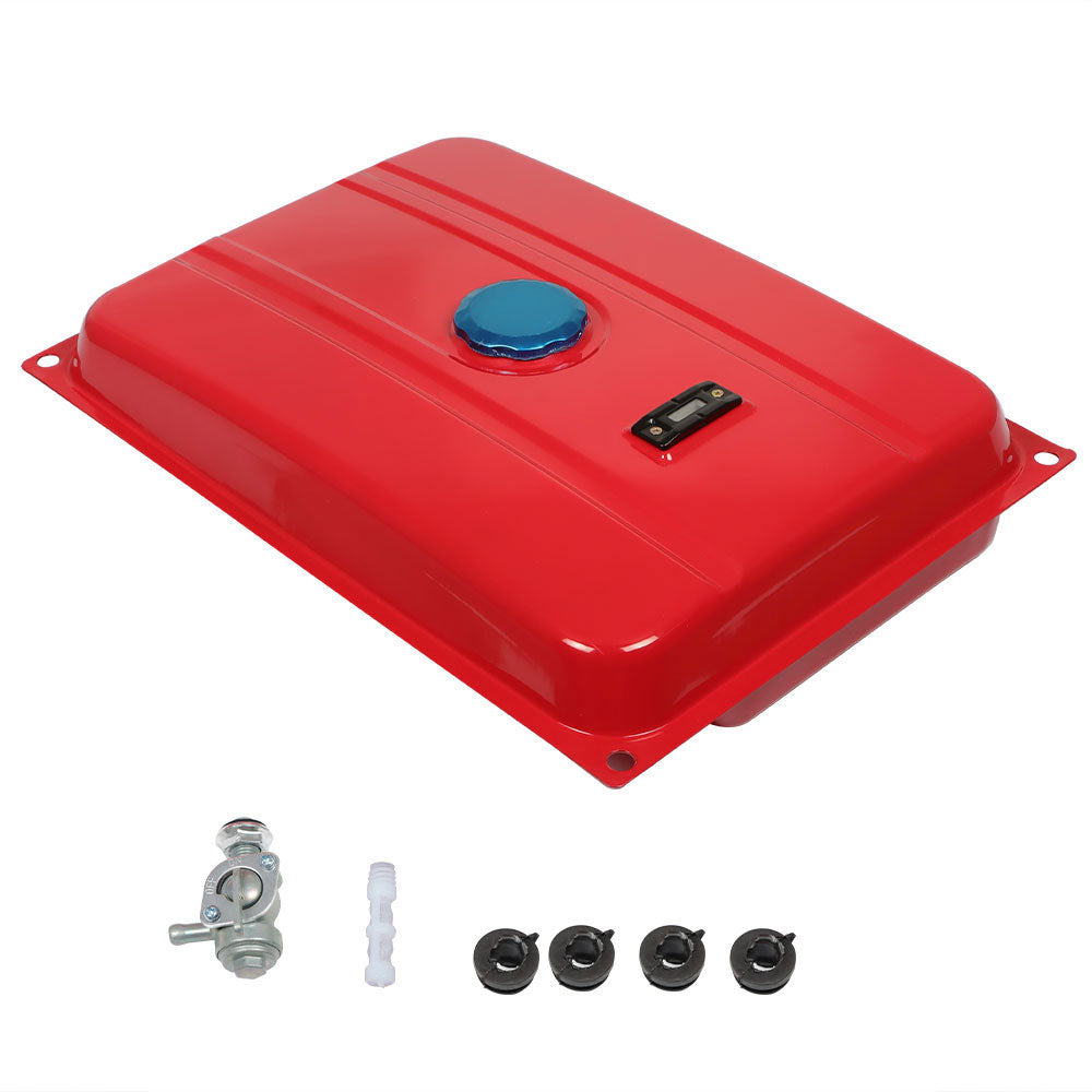 Mower Universal 6.6 Gallon Secondary Gas Tank Generator Petcock Filter Gauge Cap