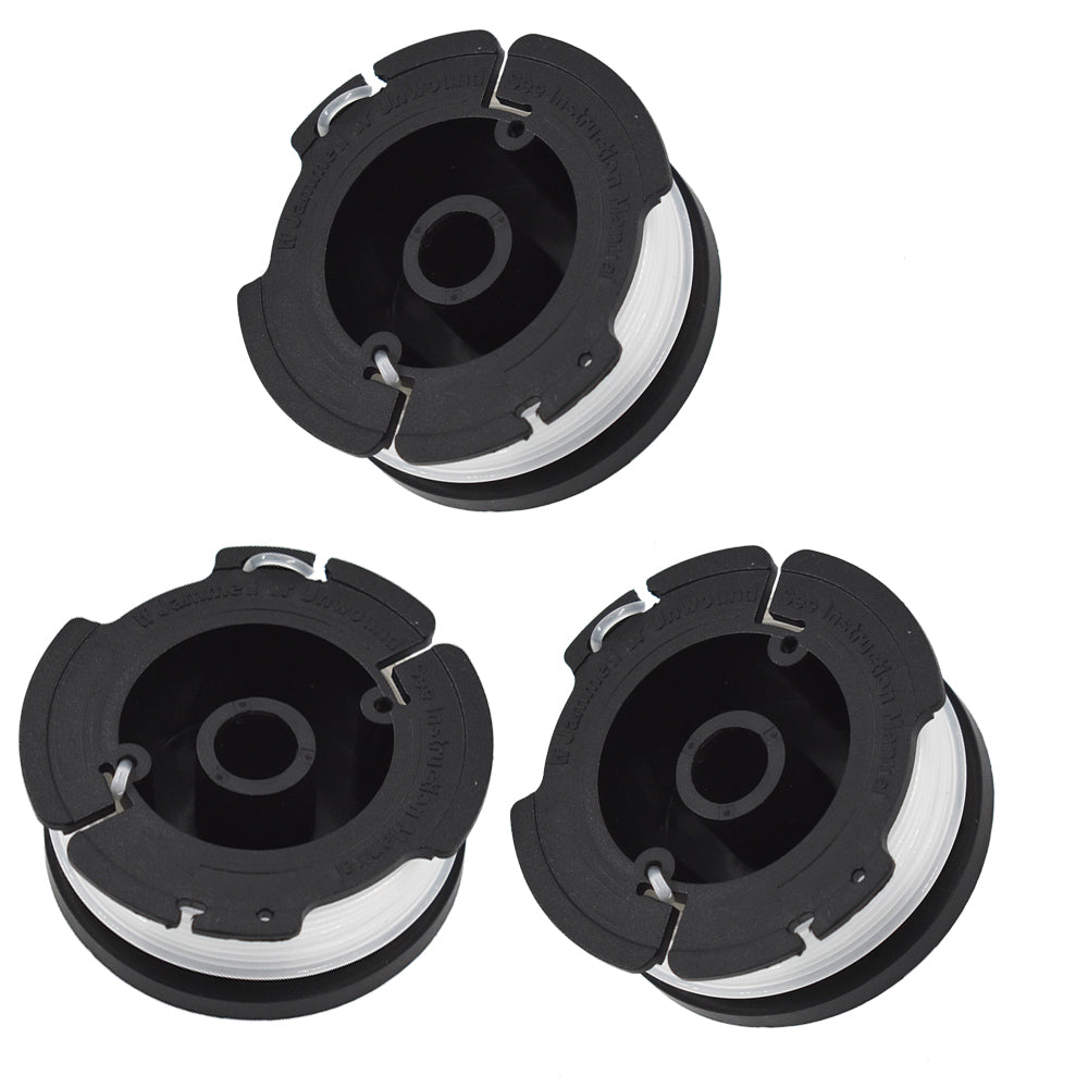 For BLACK+DECKER AF-100-3ZP 3 Pack GH600 30ft 0.065" Replacement Trimmer Spools