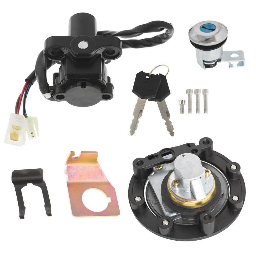 For Yamaha YZF R1 2004-2015 R6 2006-2015 Ignition Switch Lock Set Gas Cap & Key