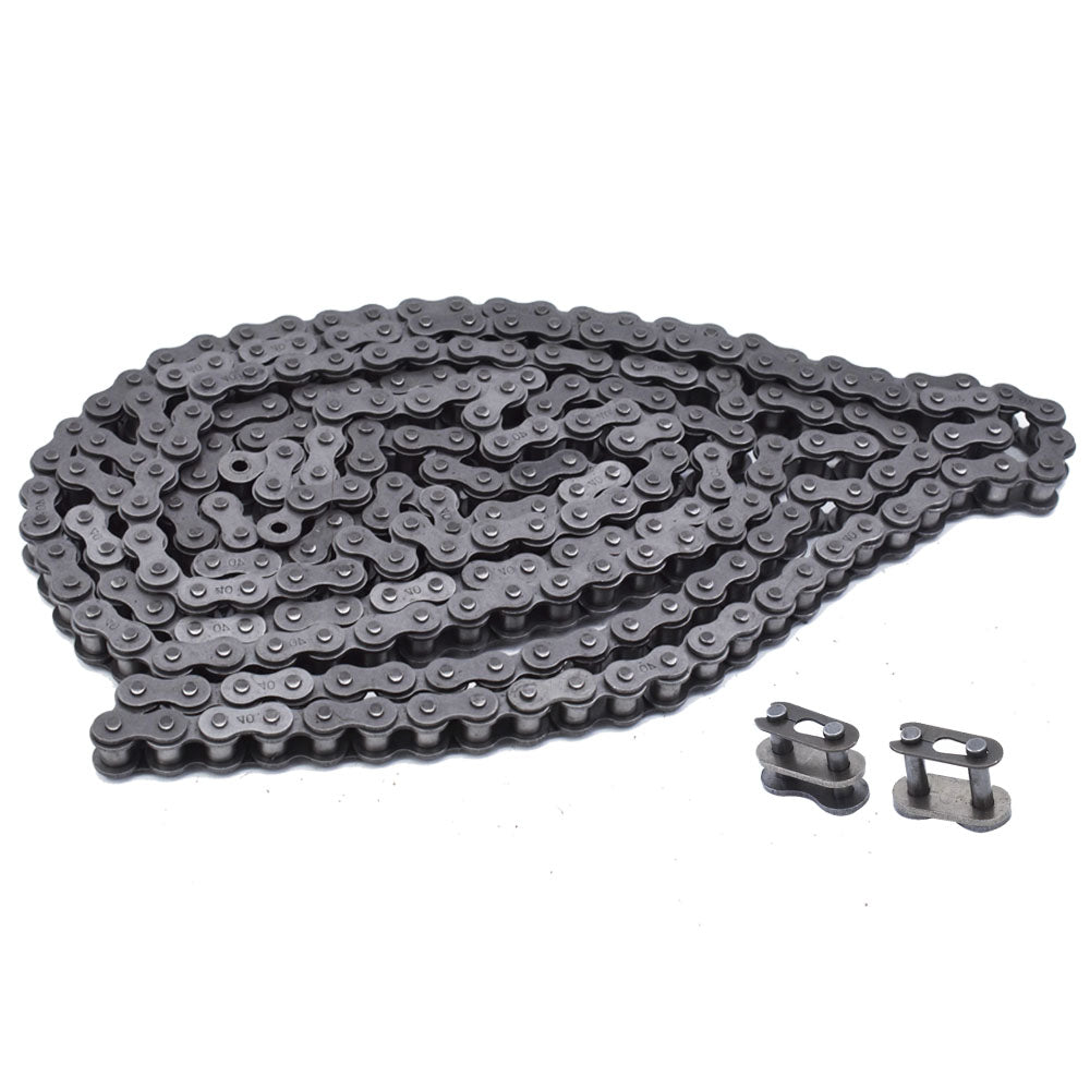 #40 08A 10 feet carbon steel roller Chain with two connections links
