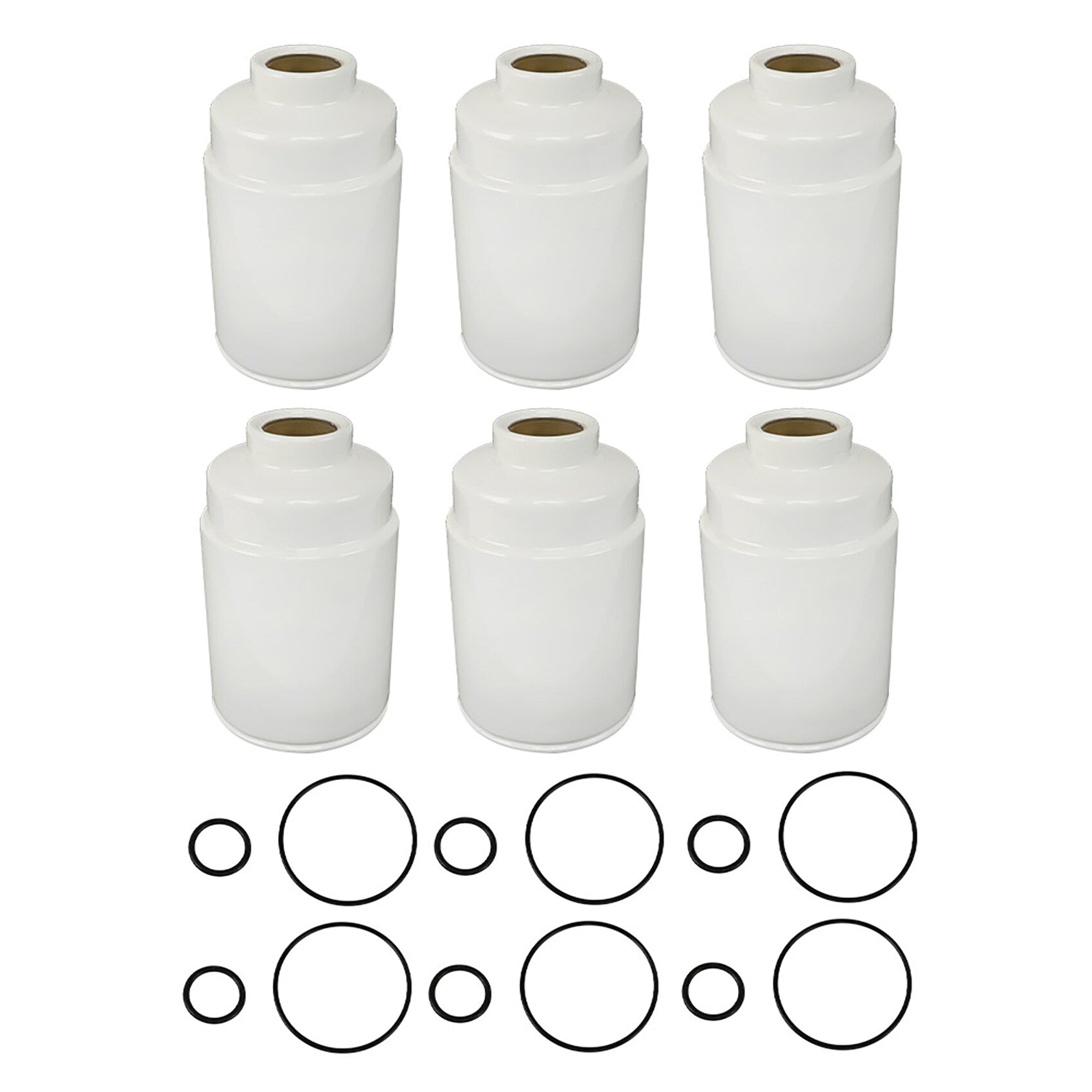 labwork 6 PCS Diesel Fuel Filter TP3012 TP3012F TP3018 Replacement for Chevry GMC Duramax Diesel engines 2001-2016 6.6L V8