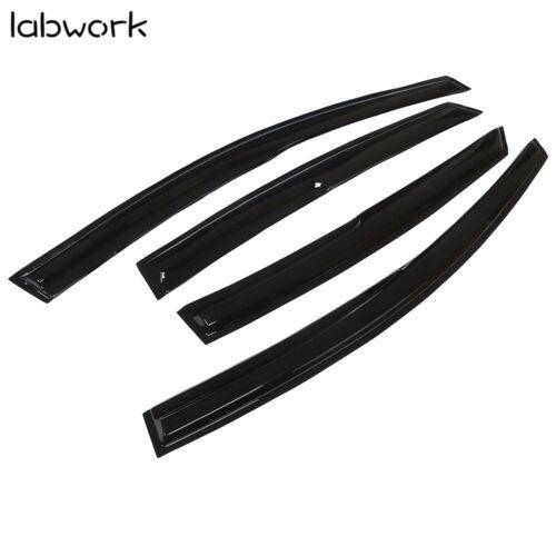 4pcs Window Visors Deflector Vent Sun Rain Guard Shade For Ford Fusion 2013-2020 Lab Work Auto