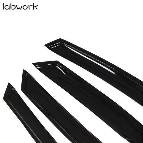 4pcs Window Visors Deflector Vent Sun Rain Guard Shade For Ford Fusion 2013-2020 Lab Work Auto