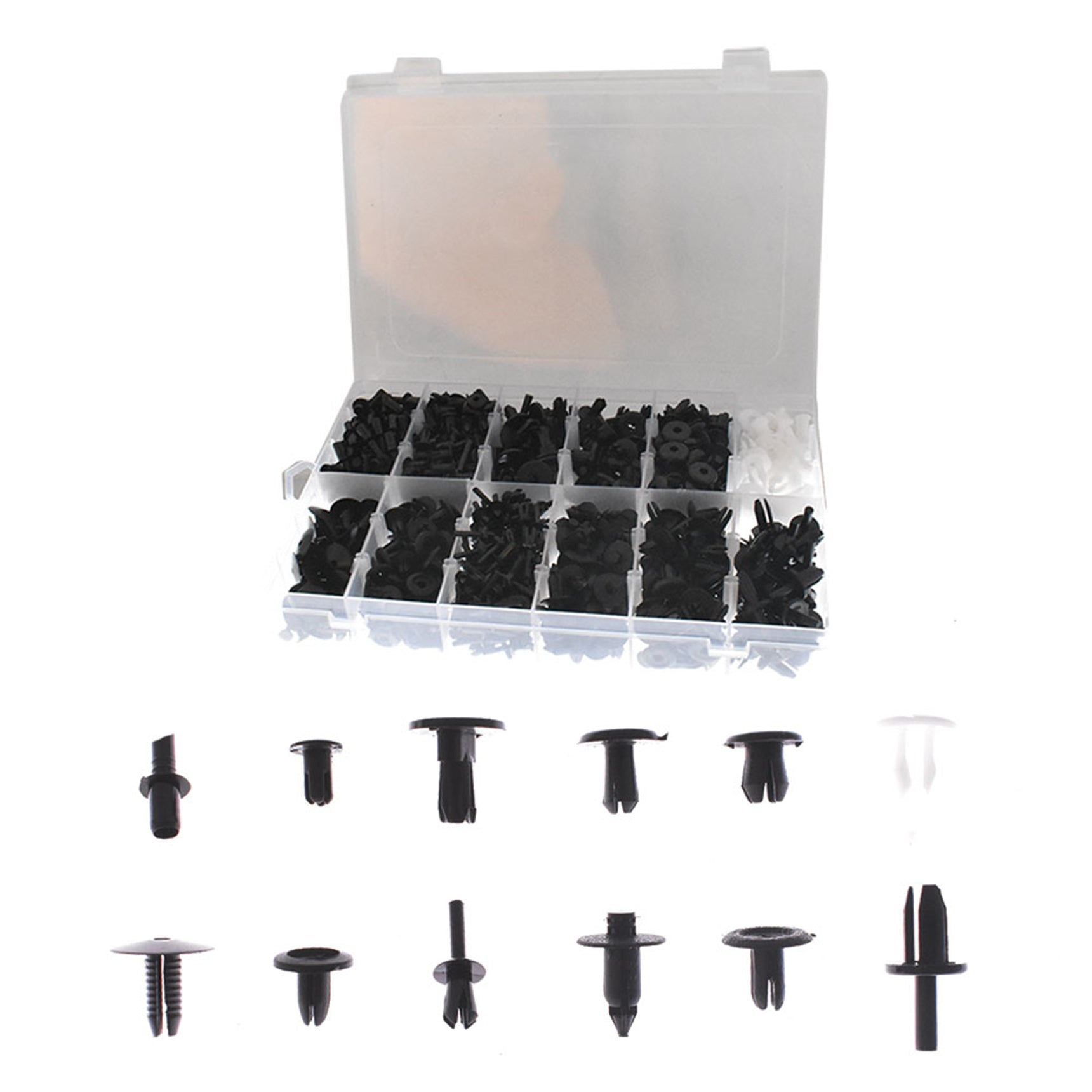 690-piece Car Automotive Push Pin Rivet Trim Clip Panel Body Interior Assortment Retainer Assortment Clips Lab Work Auto