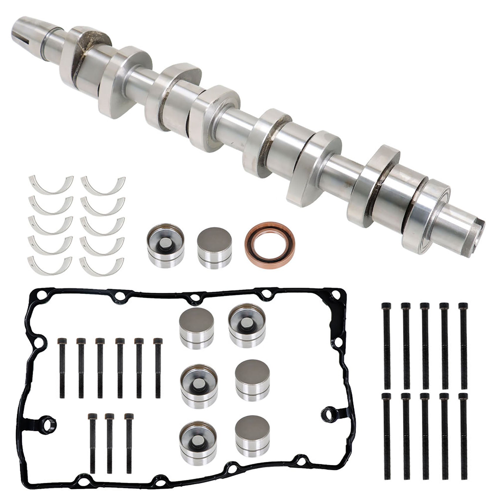 labwork Engine Camshaft Fuel Injector Rocker Arm Kit 038109101AH 038109309A Replacement for MK5 VW Jetta BRM 1.9 TDI 2005-2006
