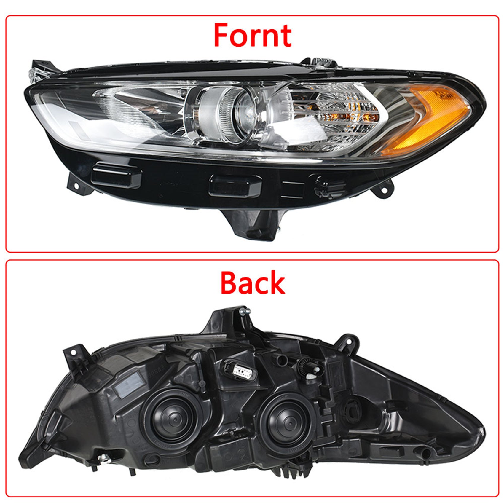 Headlight Light Lamp For Ford Fusion 2013 2014-2016 Driver Left Side Halogen Lab Work Auto