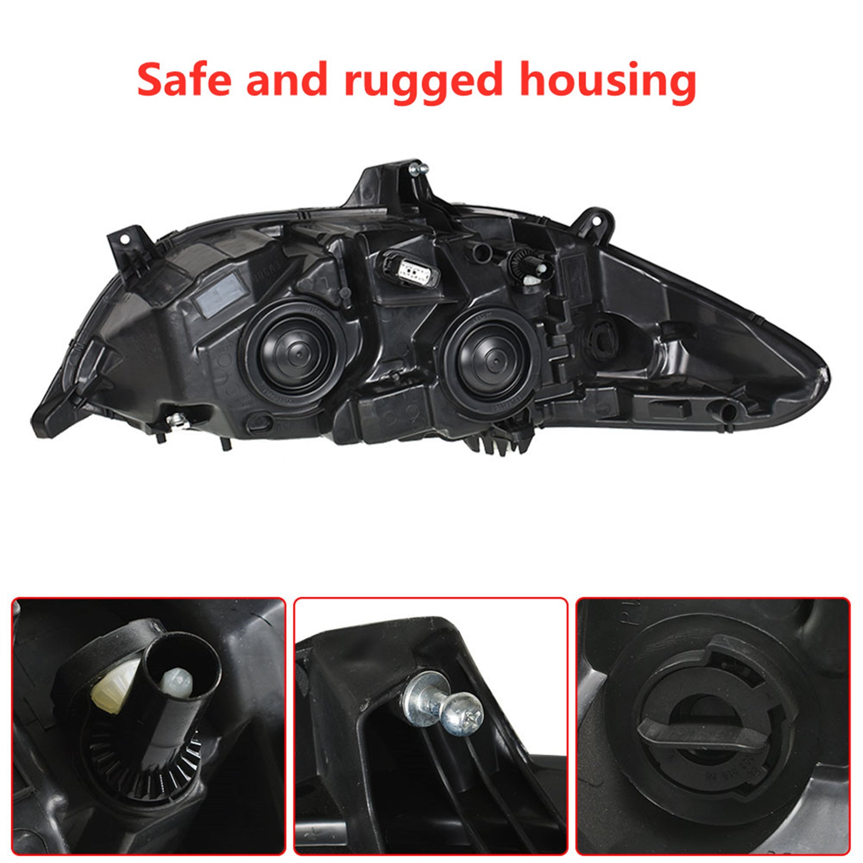 Headlight Light Lamp For Ford Fusion 2013 2014-2016 Driver Left Side Halogen Lab Work Auto