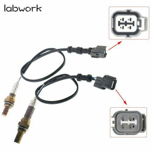 LABWORK 2x Up+Downstream O2 Oxygen Sensors for Acura RSX 02-04 2.0L K20A2 Type-S Lab Work Auto