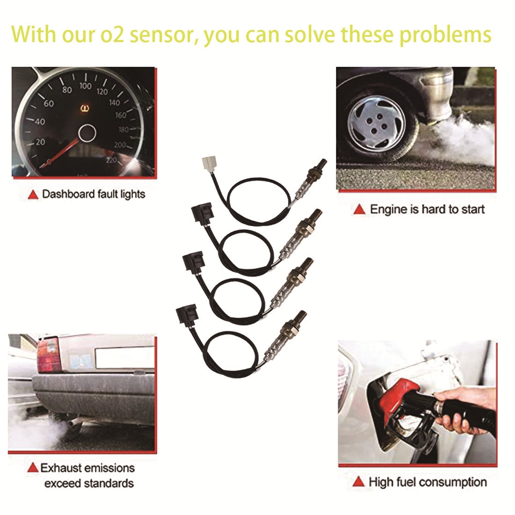 LABWORK 4pcs Upstream+ Downstream Oxygen Sensor For 2002-03 Jeep Liberty V6 3.7L Lab Work Auto