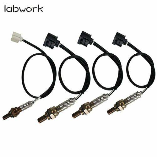 LABWORK 4pcs Upstream+ Downstream Oxygen Sensor For 2002-03 Jeep Liberty V6 3.7L Lab Work Auto