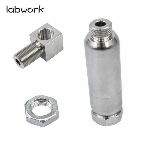 LABWORK Catted Extender O2 Oxygen Sensor Angled Spacer 90 Degree 02 Extension Lab Work Auto