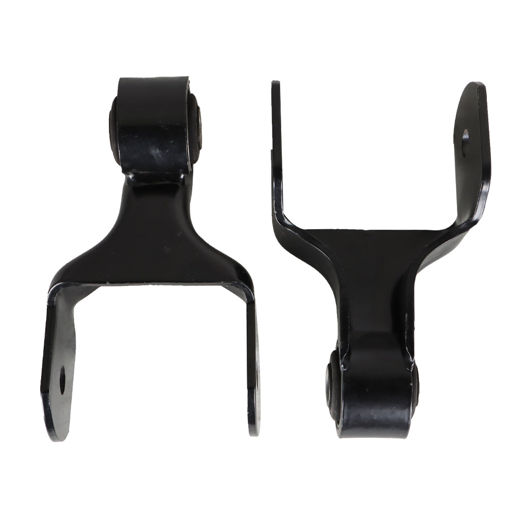Labwork 2pcs Front Leaf Spring Shackle Bracket Kit For 1980-1997 Ford F-250 F-350 4WD Lab Work Auto