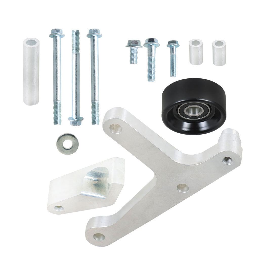 Labwork Alternator Bracket Low Mount F Body W/ Rear brace for LS1 Camaro Lab Work Auto