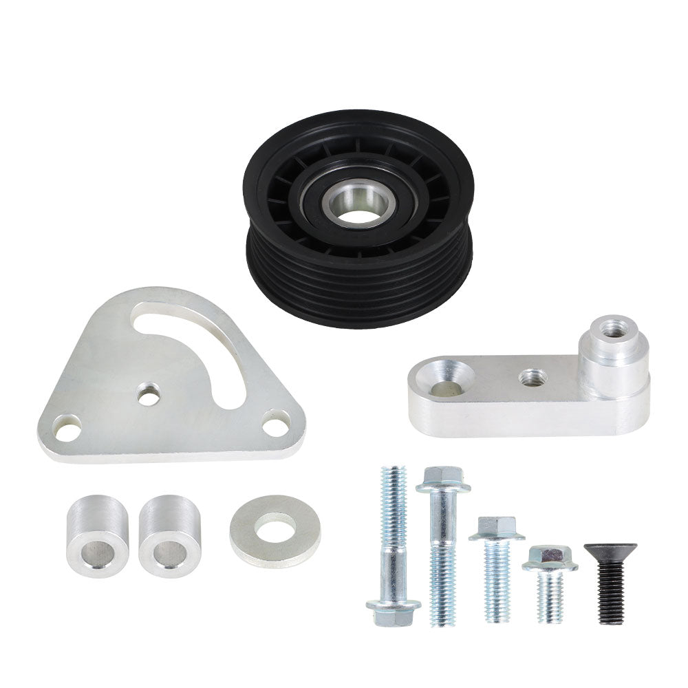 Labwork For 98-02 LS1 Camaro Z28 Billet Aluminum Manual Belt Tensioner w/ Pulley Lab Work Auto