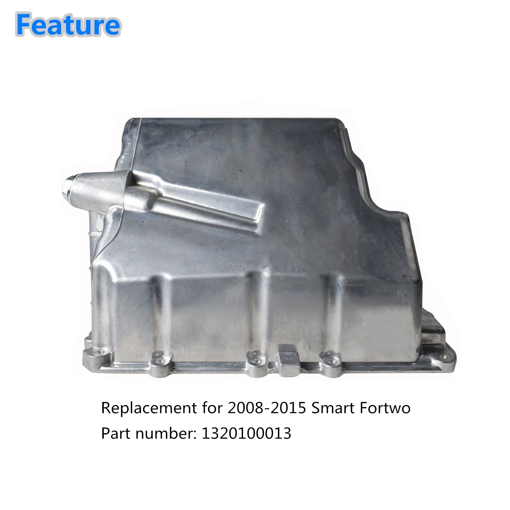 Labwork For Smart Fortwo 2008-2015 Aluminum Engine Oil Pan 1320100013 Lab Work Auto