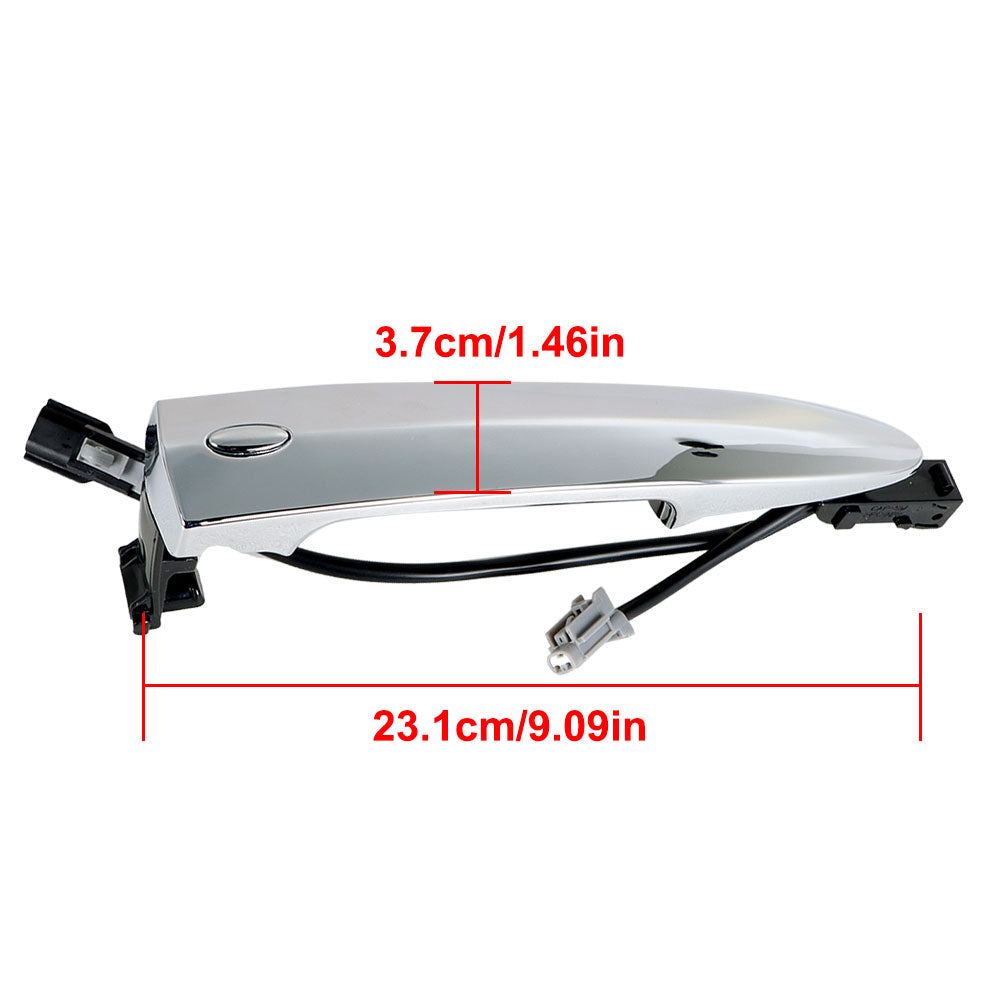 Labwork  Front Left Exterior Door Handle For Nissan Sentra 13-16 Maxima 09-14 Lab Work Auto