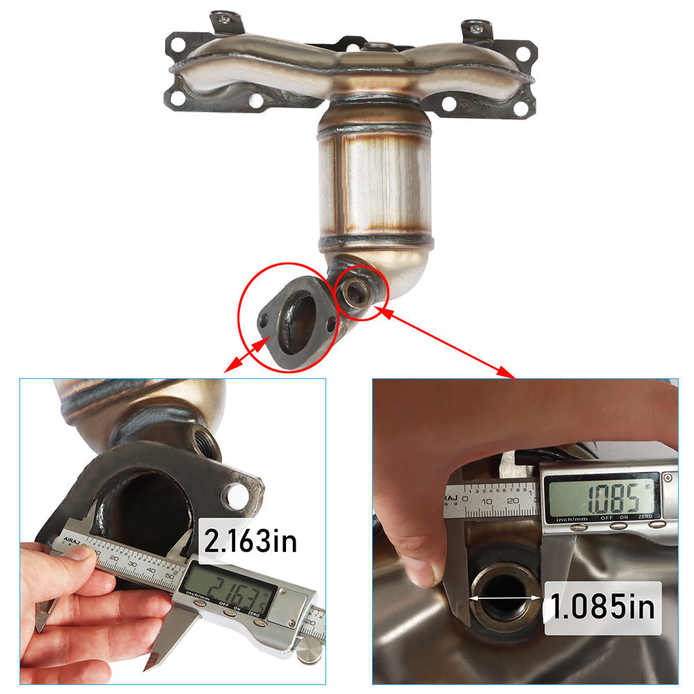 Labwork Manifold Catalytic Converter W/Gasket 10H40963 For 2009-2014 Hyundai Sonata 2.4L Lab Work Auto