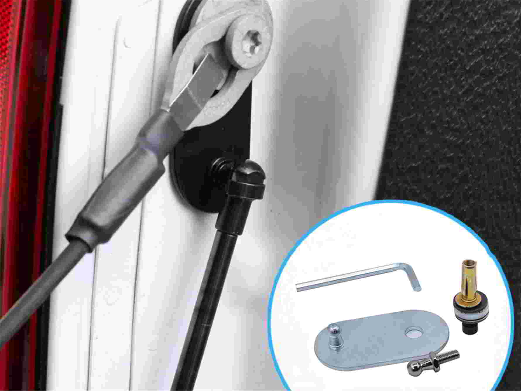 Labwork Tailgate Assist Support Shock Strut For Dodge 09-18 RAM 1500/2500/3500 Lab Work Auto