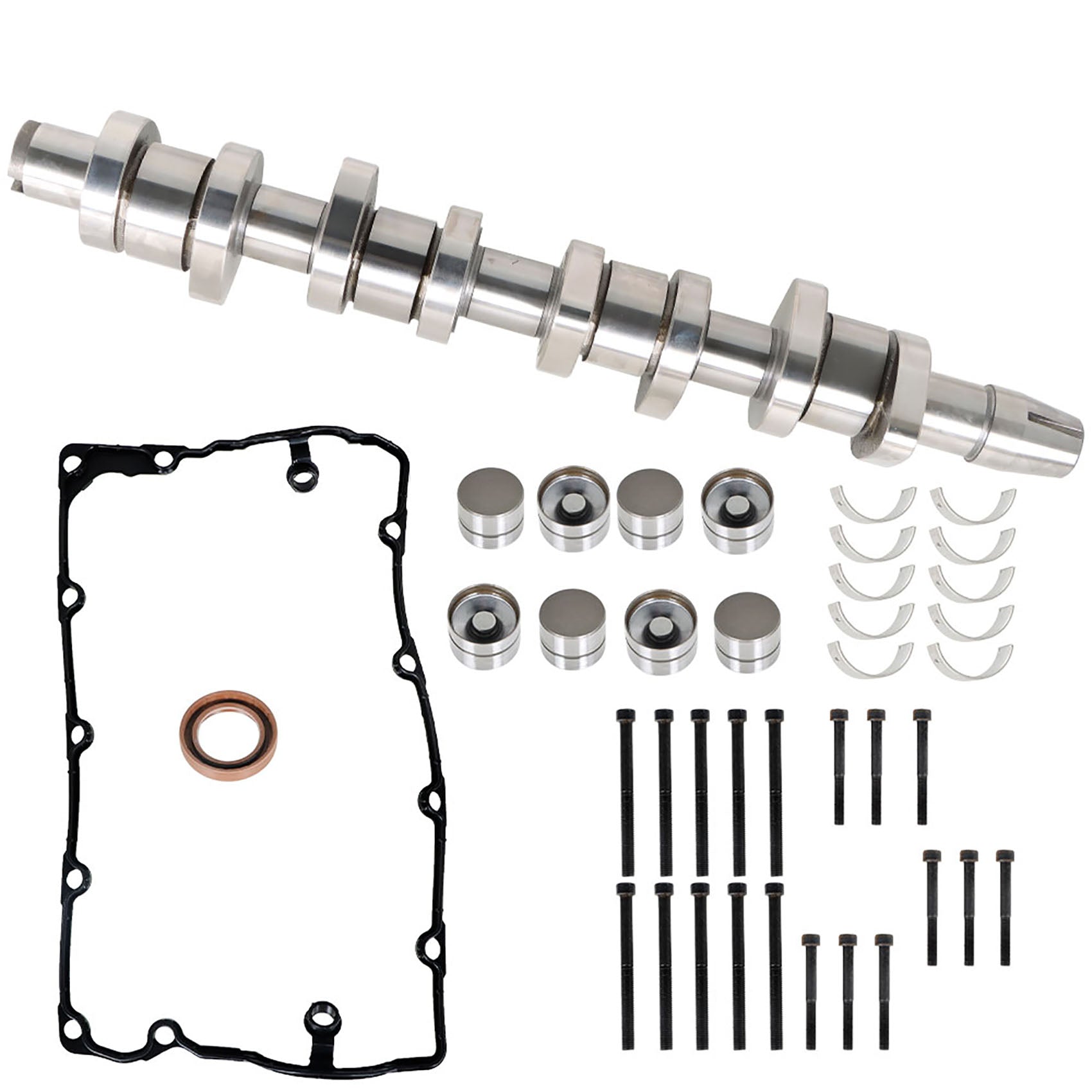 labwork Engine Camshaft Fuel Injector Rocker Arm Kit 038109101AH 038109309A Replacement for MK5 VW Jetta BRM 1.9 TDI 2005-2006