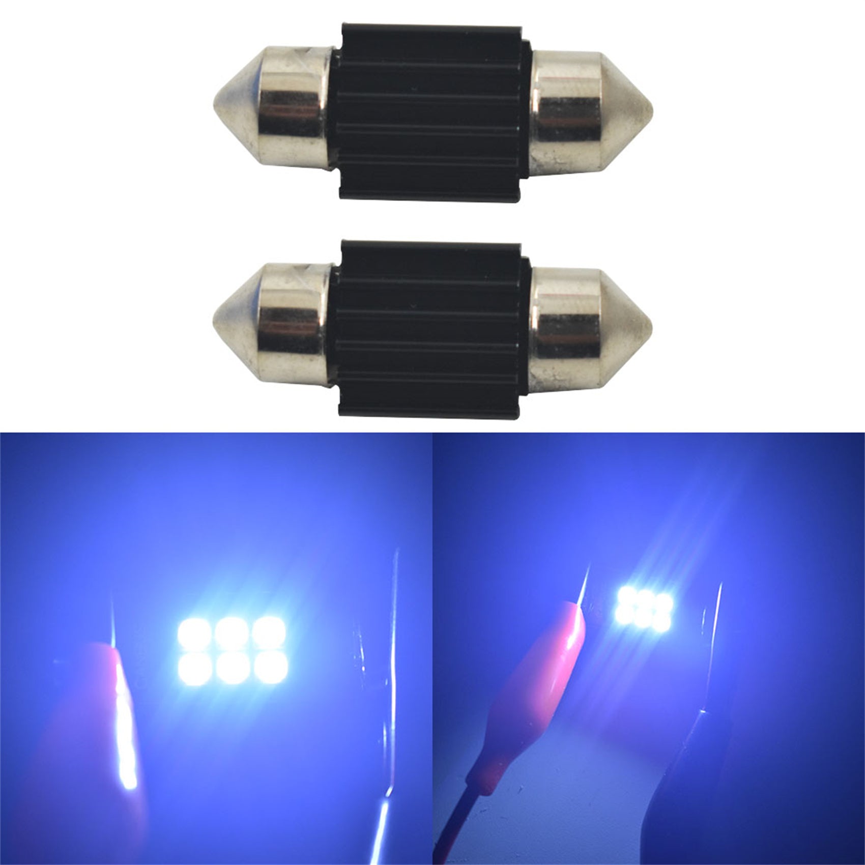 labwork 1.25 31MM Festoon DE3175 Bulbs White Extremely Bright led 400 Lumens LED Bulbs for Interior Car Truck Lights License Plate Lab Work Auto
