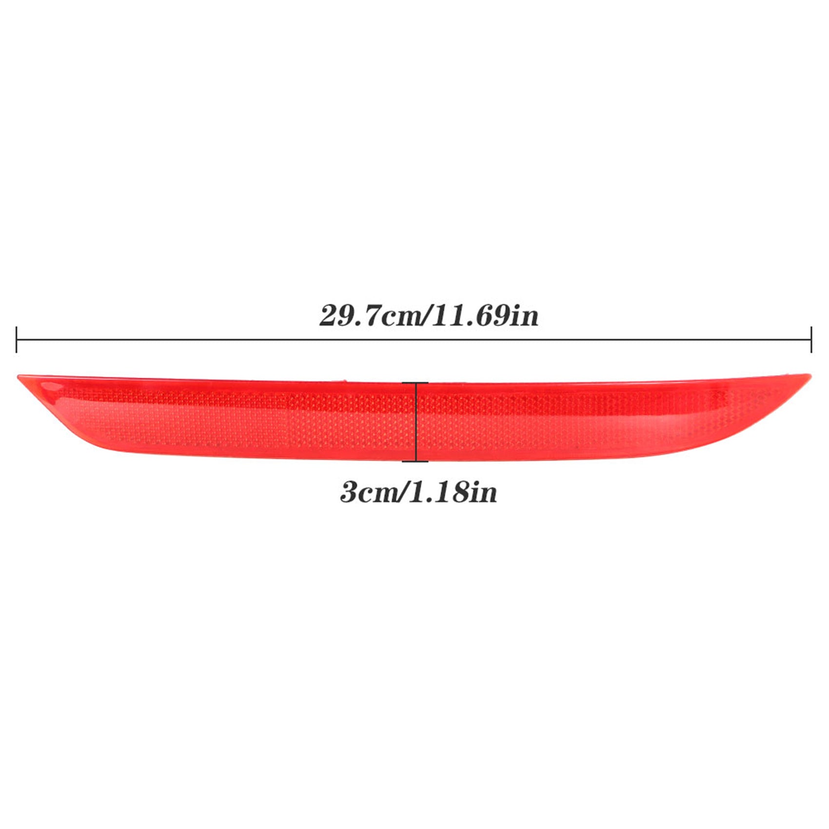 labwork 2 Pieces Red Rear Bumper Reflector Driver and Passenger Side Replacement for 2016 2017 Honda Accord 33505T2AA11 33555T2AA11 HO1185111 HO1184111 Lab Work Auto