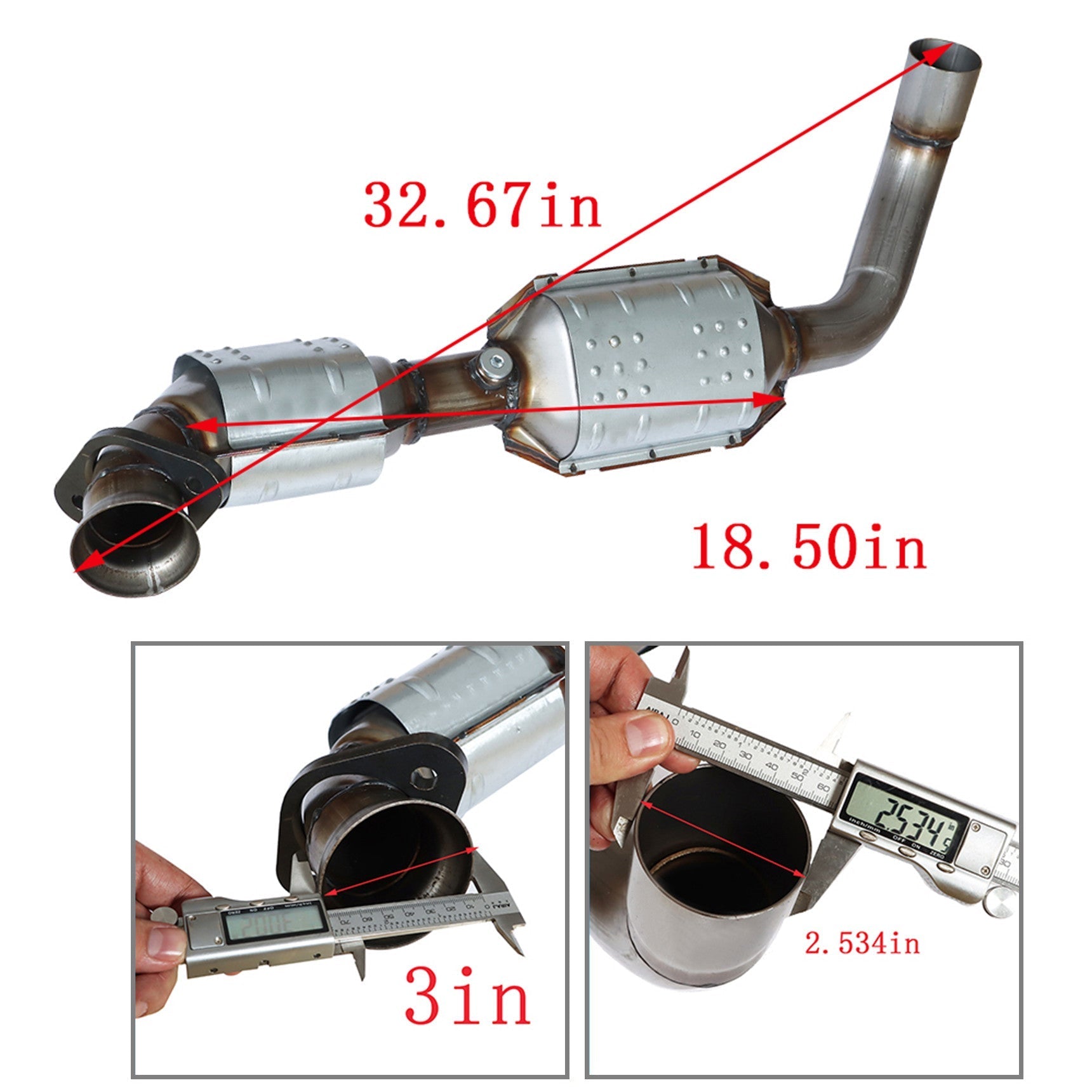 labwork Catalytic Converters Left Right For 2004 2005 2006 Ford F-150 5.4L 4WD Lab Work Auto