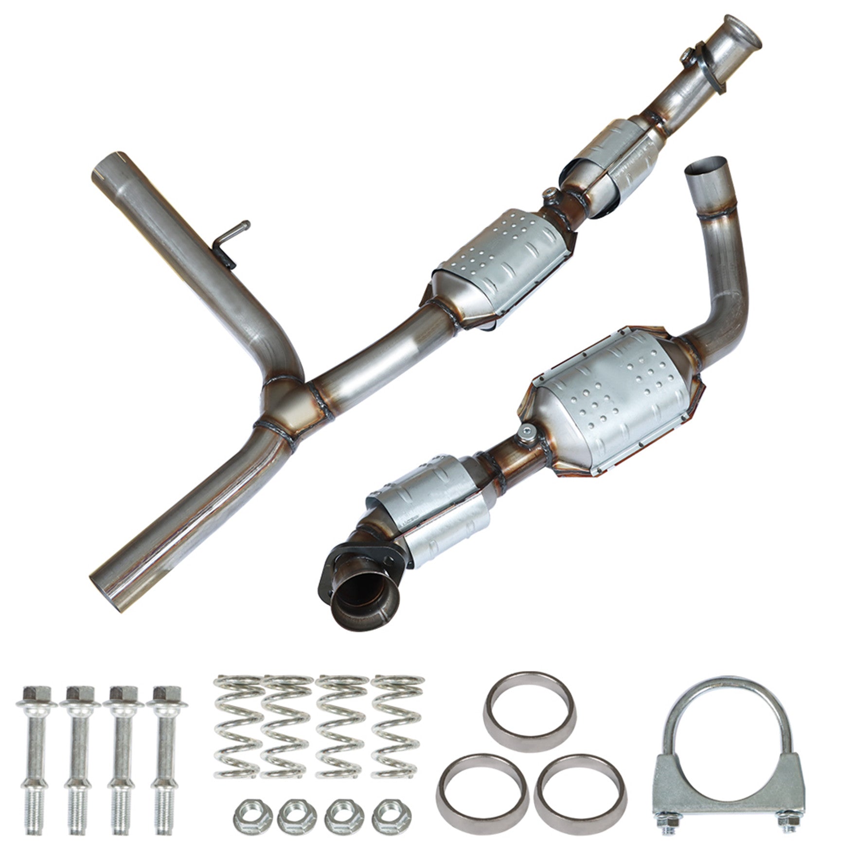 labwork Catalytic Converters Left Right For 2004 2005 2006 Ford F-150 5.4L 4WD Lab Work Auto