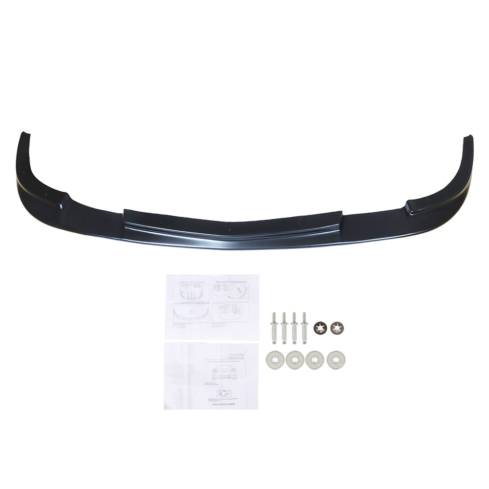 labwork Front Lip Splitter ABS Plastic Black Suit For 2005-2013 Chevrolet Chevy 2 Door Lab Work Auto