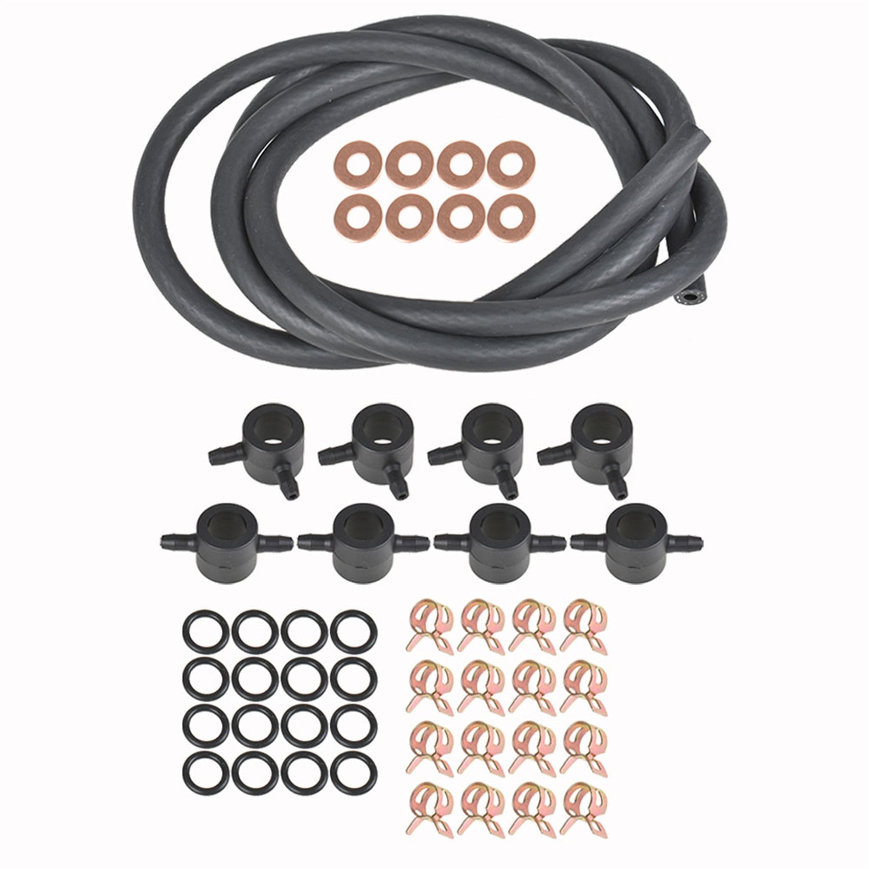 labwork Fuel Injector Return Line Kit Fuel Injector Repair Kit Replacement for Ford Non-Powerstroke 6.9L-7.3L 1983-1988 Lab Work Auto