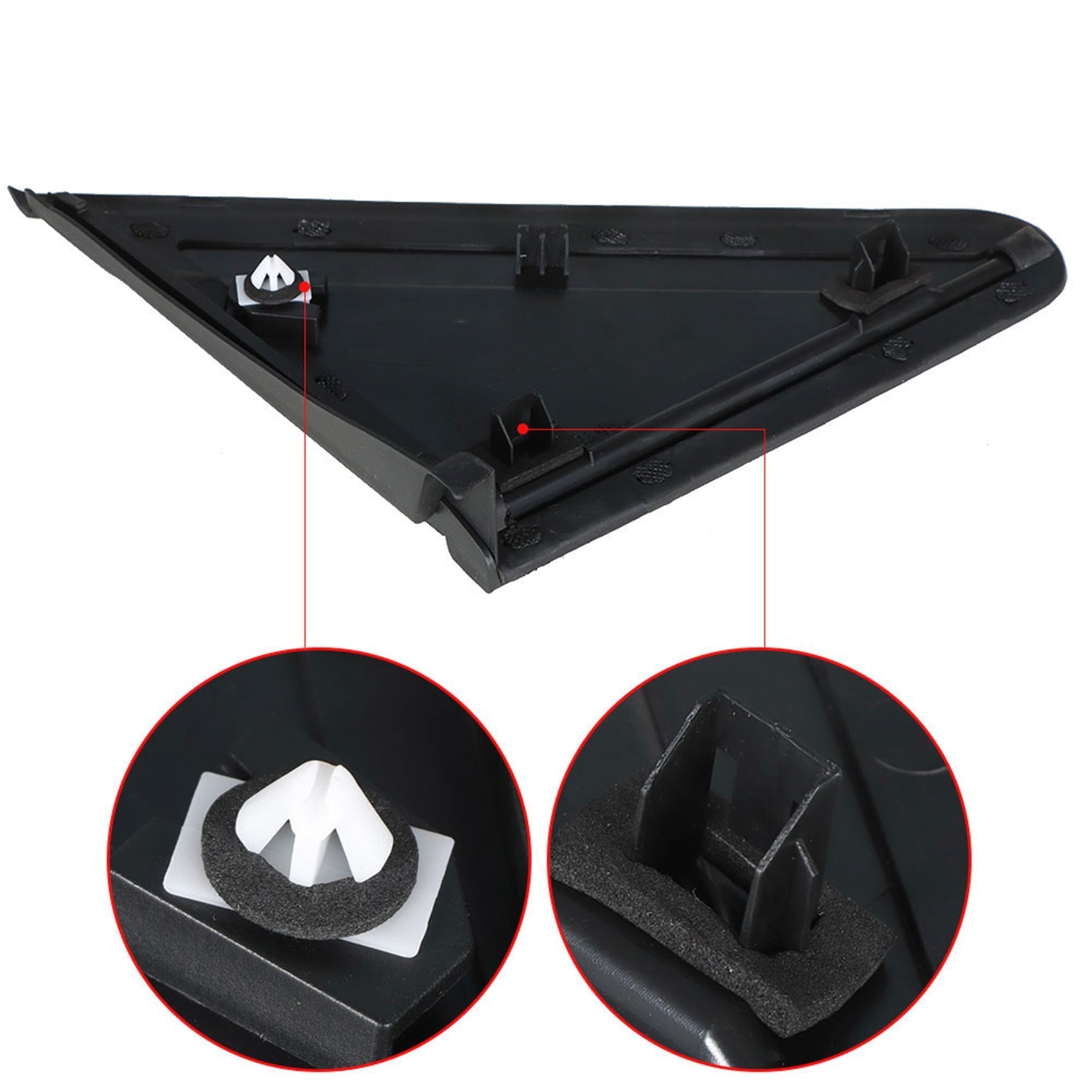 labwork Mirror Flag Applique Front Driver Left Side For 08-20 Grand Caravan Country&Town Lab Work Auto