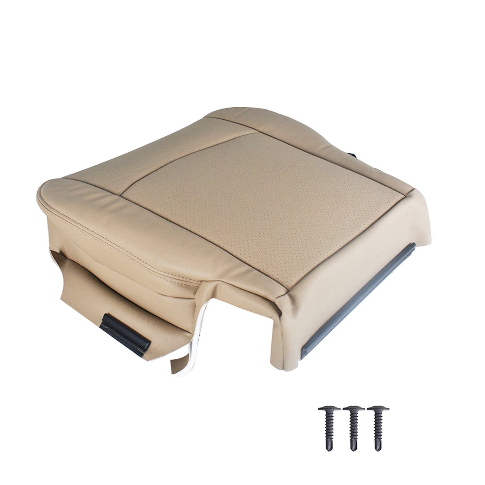 labwork Seat Cover Driver Bottom For 2009-2012 Dodge Ram 1500 2500 Laramie Tan Lab Work Auto
